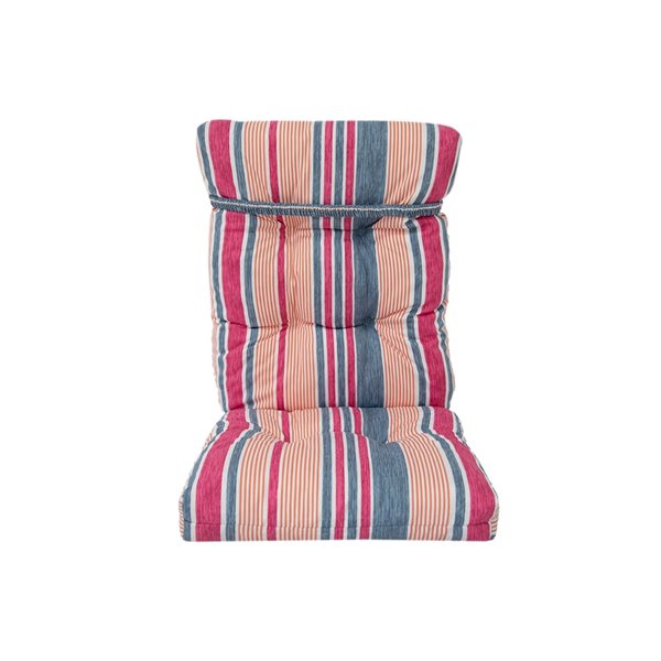 Bozanto High Back Patio Chair Pink Cushion