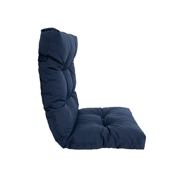 KLÖSAN Coussin de chaise, extérieur, bleu, 44x44 cm (173/8x173/8