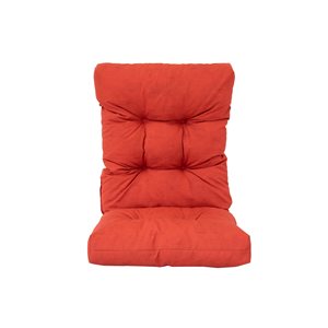 Bozanto High Back Red Patio Chair Cushion