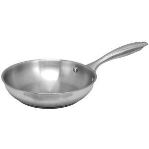 Oster Cuisine 1-piece Saunders Frying Pan 8-in Stainless Steel Skillet