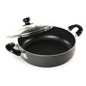 Better Chef 1-piece Frying Pan 14-in Aluminum Skillet Lid Included