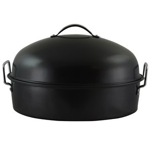 Gibson Home 1-piece Kenmar High Dome 13-in Carbon Steel Baking Pan Lid Included
