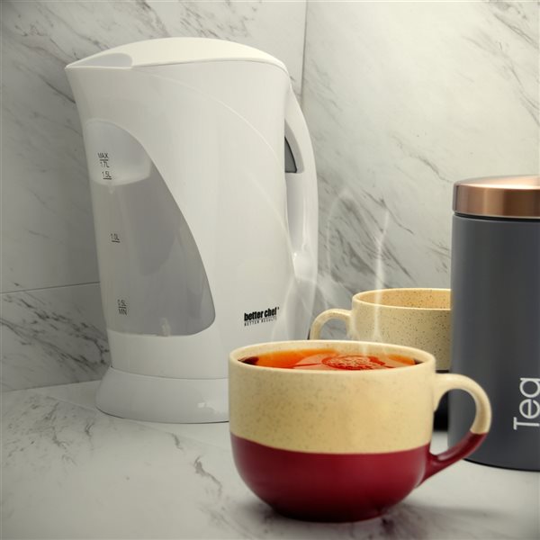 Better Chef White 7-Cup Cordless Electric Kettle