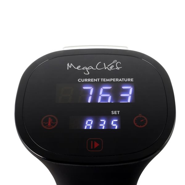 MegaChef Silver/Black Sous Vide Cooker