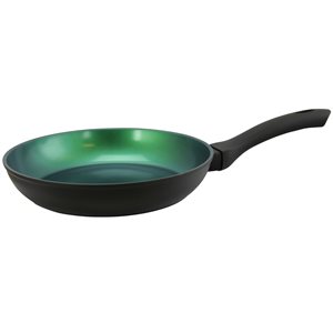 Gibson Home 1-piece Copper Frying Pan 10.5-in Ceramic Skillet Lid Included