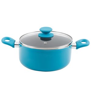 Gibson Home 1-piece Benton Dutch Oven 9-in Aluminum Cooking Pan Lid Included