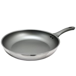 Oster Cuisine 1-piece Rivendell Frying Pan 12-in Stainless Steel Skillet