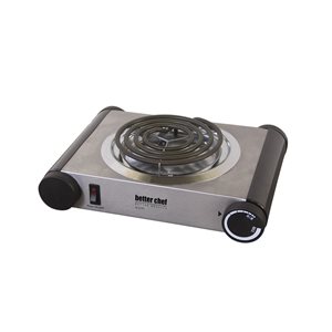 Plaque de cuisson électrique à bobine de 11 po en acier inoxydable par Better Chef
