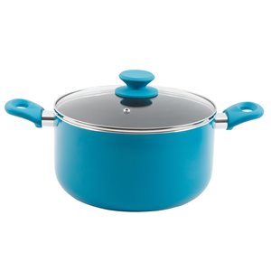 Gibson Home 1-piece Benton Dutch Oven 7.5-in Aluminum Cooking Pan Lid Included