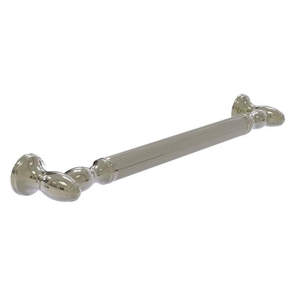 Allied Brass Traditional Style 16-in Polished Nickel Wall Mount (ADA Compliant) Grab Bar