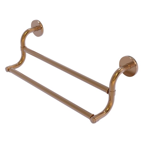 Allied Brass Remi 36-in Double Brushed Bronze Wall Mount Double Towel Bar