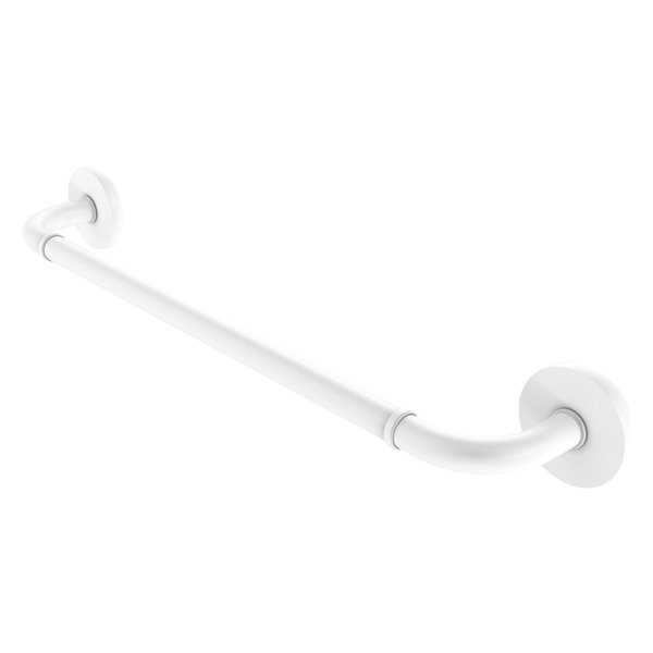 Allied Brass Remi 18-in Matte White Wall Mount Single Towel Bar