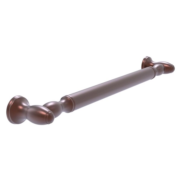 Allied Brass Traditional Style 24-in Antique Copper Wall Mount Grab Bar (ADA Compliant)