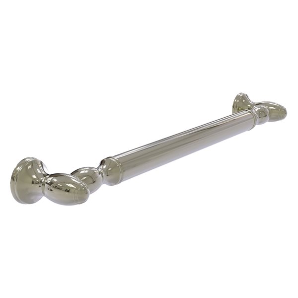 Allied Brass Traditional Style 24-in Polished Nickel Wall Mount Grab Bar (ADA Compliant)
