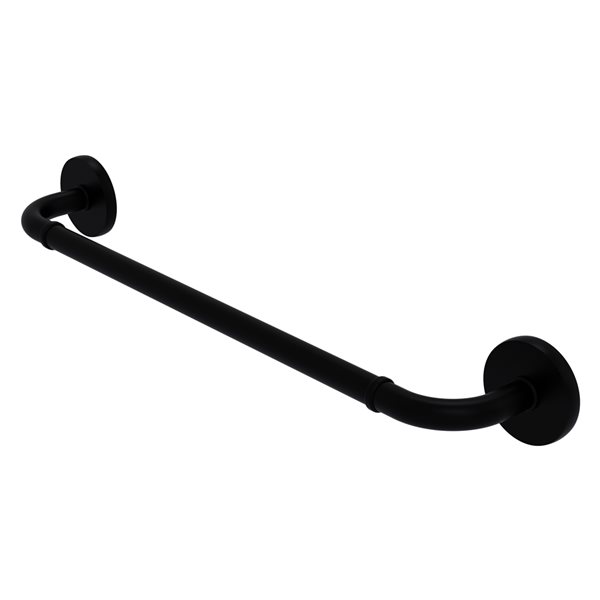 Allied Brass Remi 18-in Matte Black Wall Mount Single Towel Bar