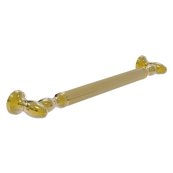 Allied Brass Traditional Style 36-in Polished Brass Wall Mount (ADA Compliant) Grab Bar