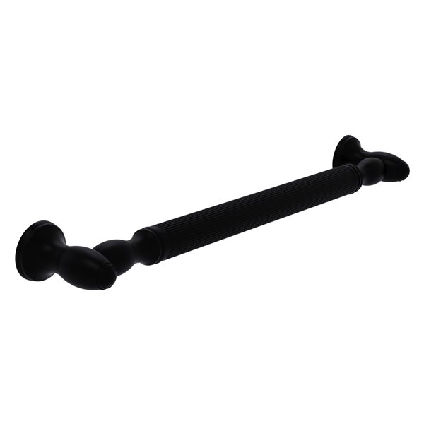 Allied Brass Traditional Style 32-in Matte Black Wall Mount (ADA Compliant) Grab Bar