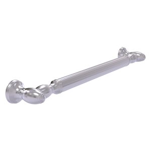 Allied Brass Traditional Style 36-in Satin Chrome Wall Mount Grab Bar (ADA Compliant)
