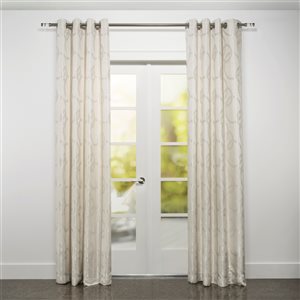 Starlite Riva 95-in Beige Polyester Light Filtering Single Curtain Panel
