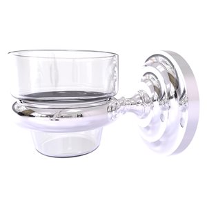 Allied Brass Prestige Que New Polished Chrome Glass Votive Candle Holder
