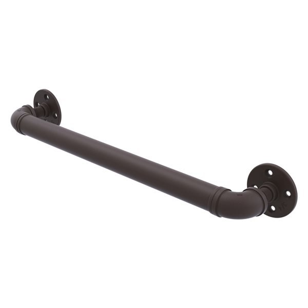 Allied Brass Pipeline 30-in Oil Rubbed Bronze Wall Mount Grab Bar