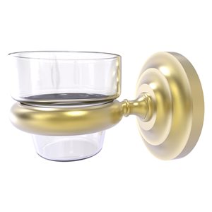 Allied Brass Prestige Que New Satin Brass Glass Votive Candle Holder