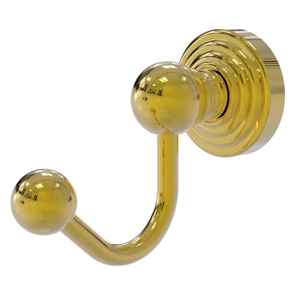 Allied Brass Waverly Place 1-hook Polished Brass Towel Hook