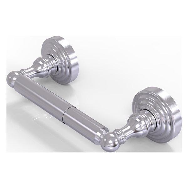 Allied Brass Waverly Place Wall Mount Double Post Toilet Paper Holder in Satin Chrome
