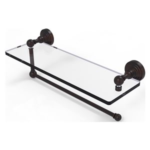 Allied Brass 16-in Metal Mounted Venetian Bronze Paper Towel Holder