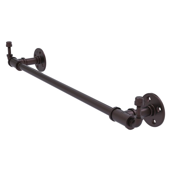Allied Brass Pipeline 30-in Antique Bronze Wall Mount Towel Bar