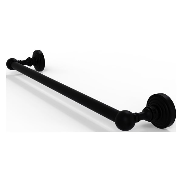 Allied Brass Waverly Place 24-in Towel Bar - Matte Black