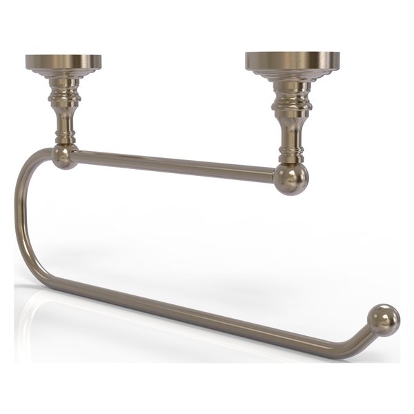 Allied Brass Antique Pewter Freestanding Countertop Double Towel