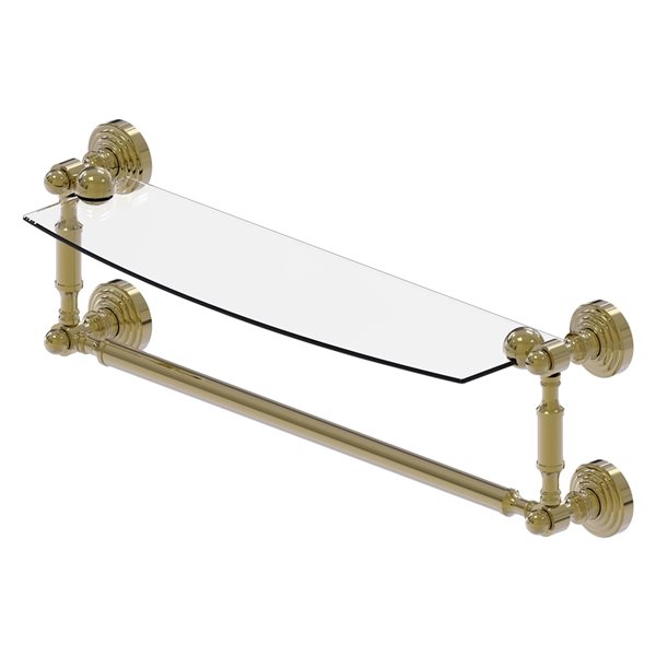 Waverly Place Collection Towel Ring in Unlacquered Brass