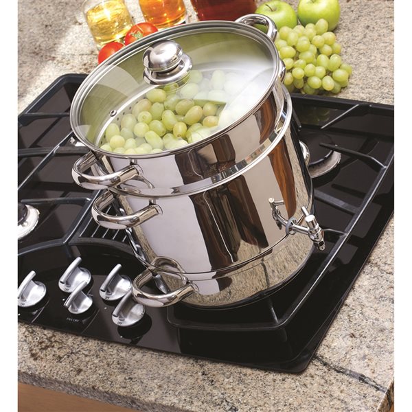 Euro Cuisine 12-oz. Stainless Steel Stove Top Juice Extractor