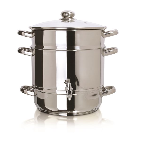 Extracteur à jus pour cuisinière de 12 oz en acier inoxydable Euro Cuisine