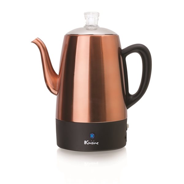 Euro Cuisine 8-Cup Copper Commercial/Residential Percolator