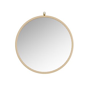 A&E Bath and Shower Haylo 28-in Gold Round Bathroom Mirror