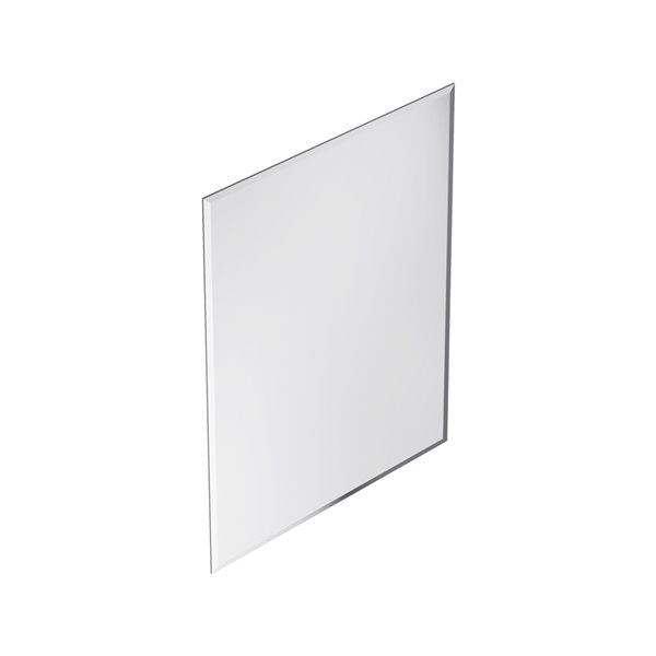 A&E Bath & Shower Peck 24-in Rectangular Frameless Bathroom Mirror