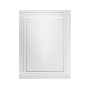 Miroir Waves rectangulaire de 30 po pour salle de bains par A&E Bath and Shower