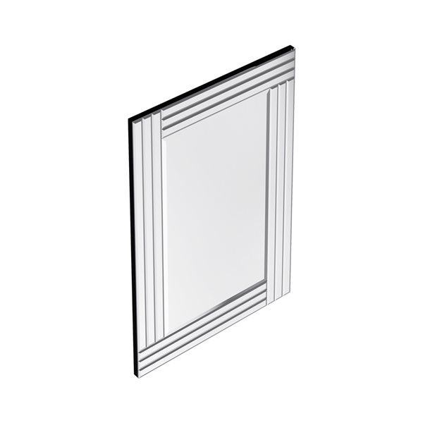 A&E Bath & Shower Waves 24-in Rectangular Bathroom Mirror