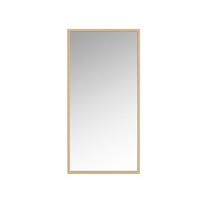 Miroir Prime rectangulaire de 18 po pour salle de bains par A&E Bath and Shower, doré