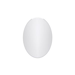 Miroir Oldport ovale sans cadre de 20 po pour salle de bains par A&E Bath and Shower