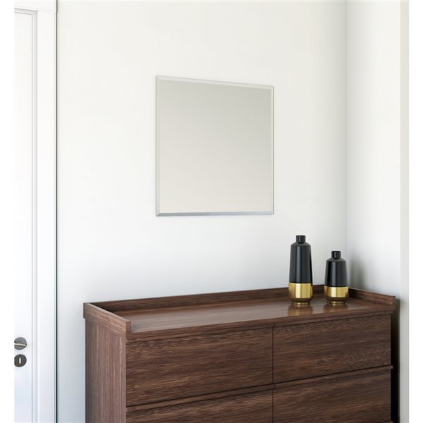 A&E Bath and Shower Soddy 24-in Square Frameless Bathroom Mirror