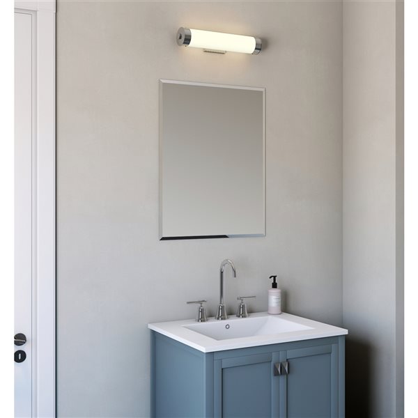 A&E Bath & Shower Peck 22-in Rectangular Frameless Bathroom Mirror