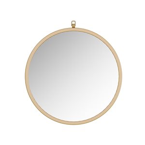 A&E Bath and Shower Haylo 24-in Gold Round Bathroom Mirror