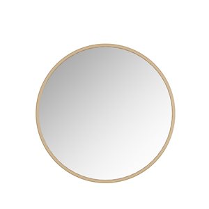 A&E Bath & Shower Halcyon 36-in Gold Round Bathroom Mirror