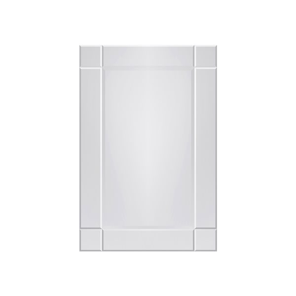 Miroir Seeley rectangulaire de 24 po pour salle de bains par A&E Bath and Shower