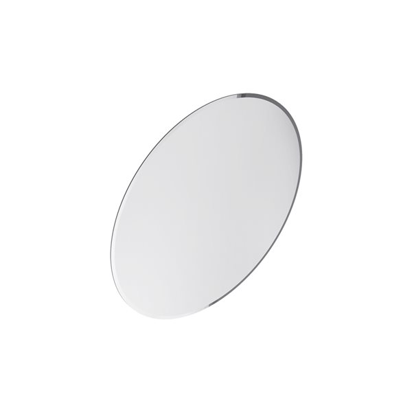 A&E Bath and Shower Cairo 30-in Round Frameless Bathroom Mirror
