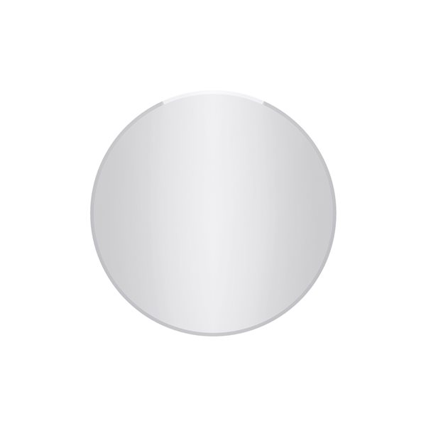 A&E Bath and Shower Cairo 30-in Round Frameless Bathroom Mirror