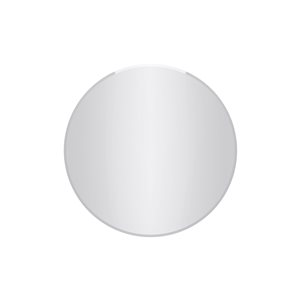A&E Bath and Shower Cairo 30-in Round Frameless Bathroom Mirror